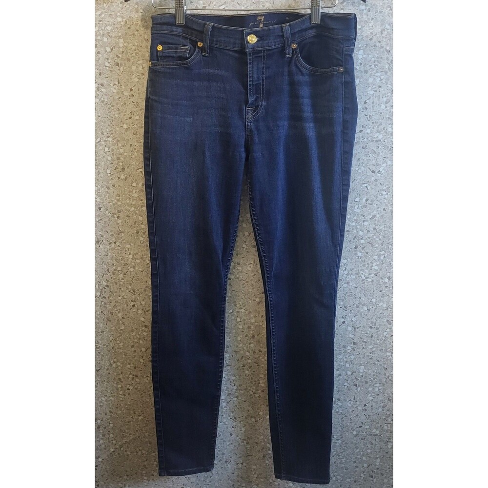 7 for all mankind women's jeans 30 The‎ High Rise Skinny Jeans Size 30